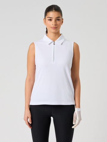 Peoria Sleeveless Top White