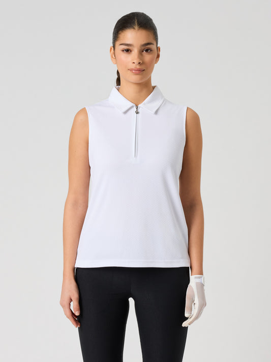 Peoria Sleeveless Top White