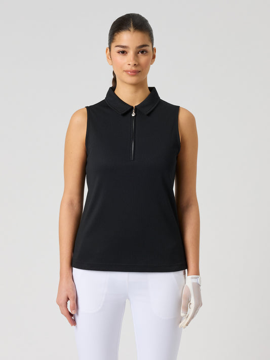 Peoria Sleeveless Top Black