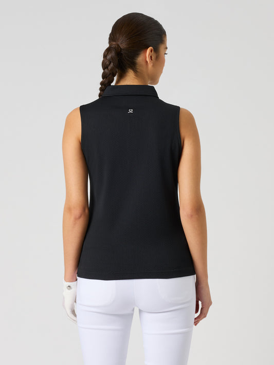 Peoria Sleeveless Top Black