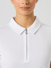 Peoria Top met korte mouwen White