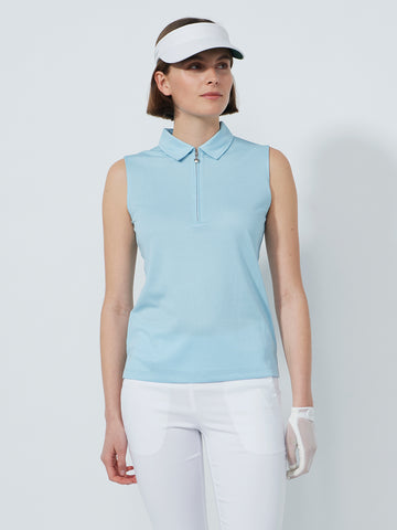 Peoria Sleeveless Top Breezy Blue