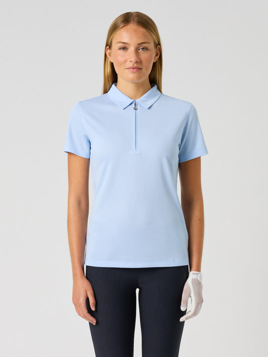 Peoria Short-Sleeved Top Light Blue