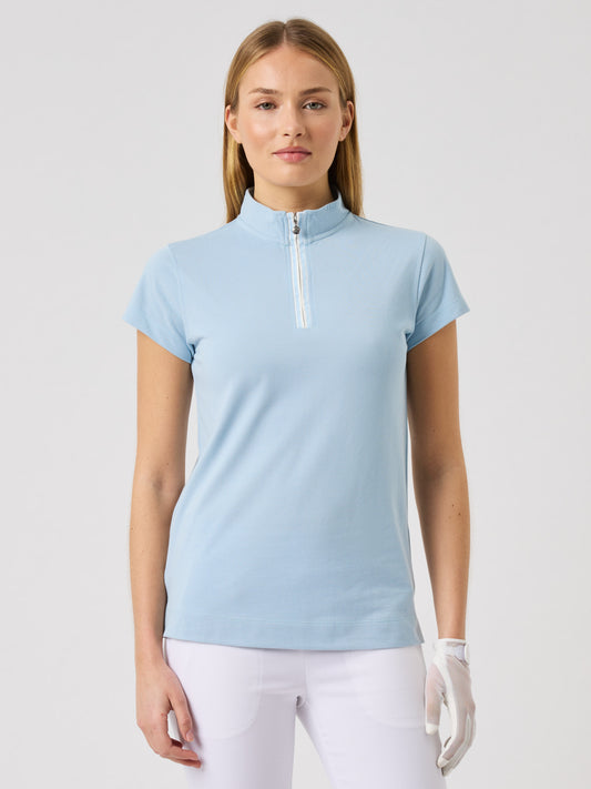 Kim Short-Sleeved Top Breezy Blue