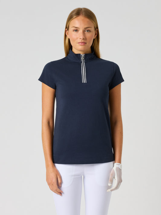 Kim Short-Sleeved Top Navy