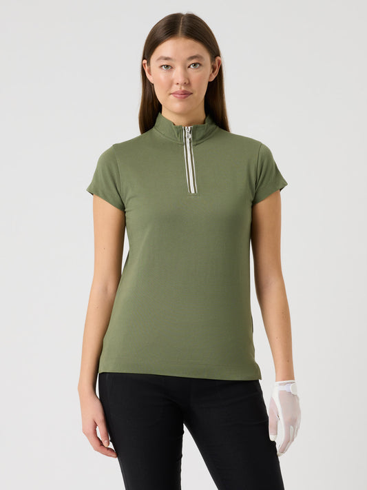 Kim Short-Sleeved Top Sage