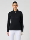 Peoria Top met lange mouwen Black