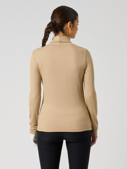 ANCONA LS ROLL NECK Bark