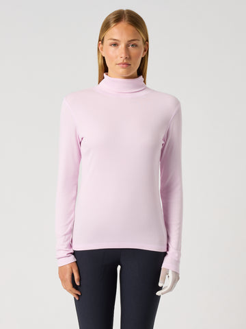 ANCONA LS COL ROULÉ Rose