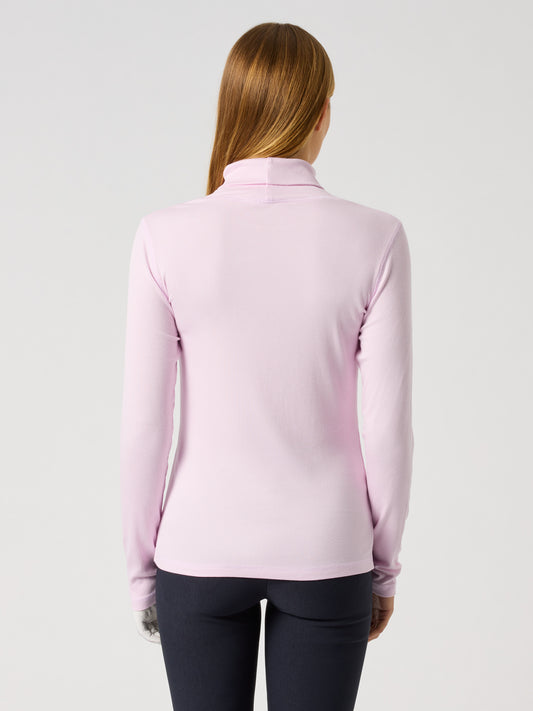 ANCONA LS ROLL NECK Pink