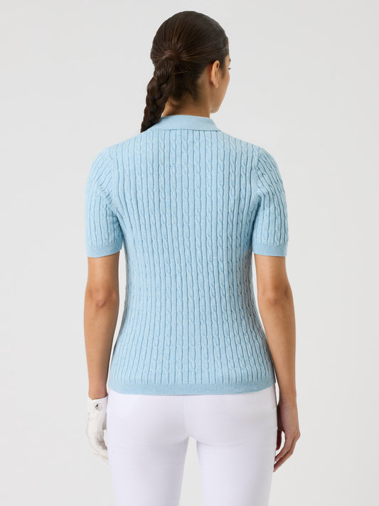 Madelene Short-Sleeved Top Breezy Blue