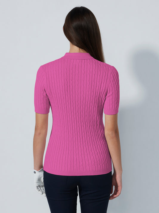 Madelene Short-Sleeved Top Radiant Pink