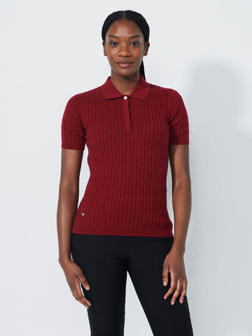 Madelene Short-Sleeved Top Winery