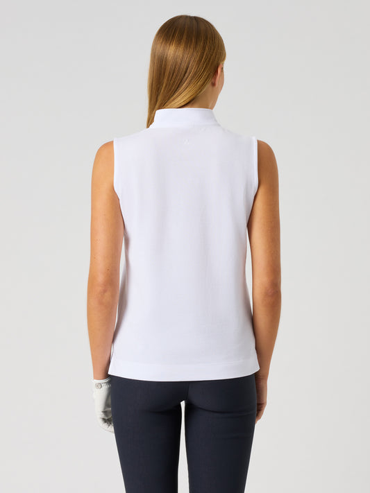 Kim Sleeveless Top White