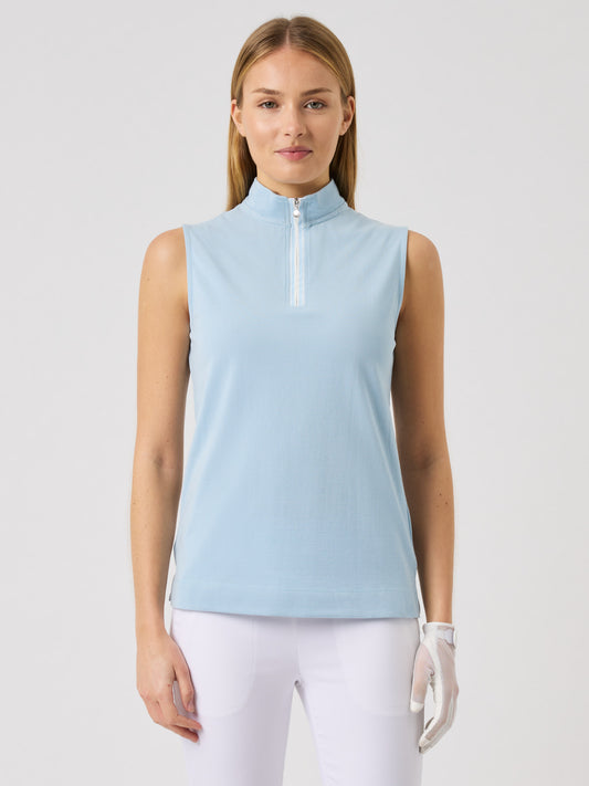 Kim Sleeveless Top Breezy Blue