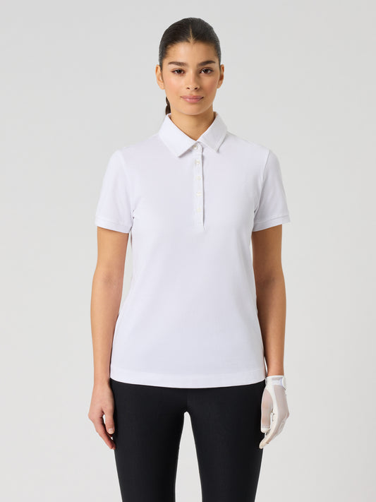 Fairway Short-Sleeved Top White