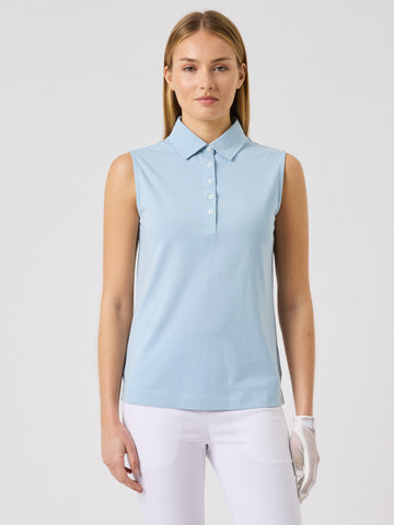 Fairway Sleeveless Top Breezy Blue