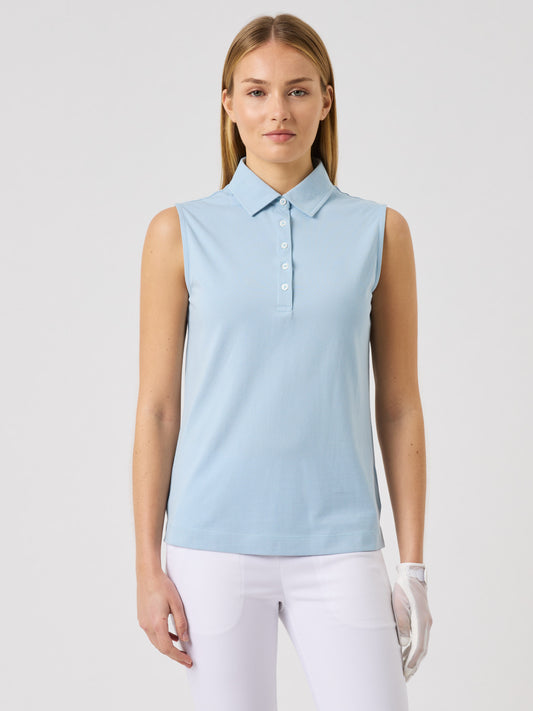 Fairway Sleeveless Top Breezy Blue