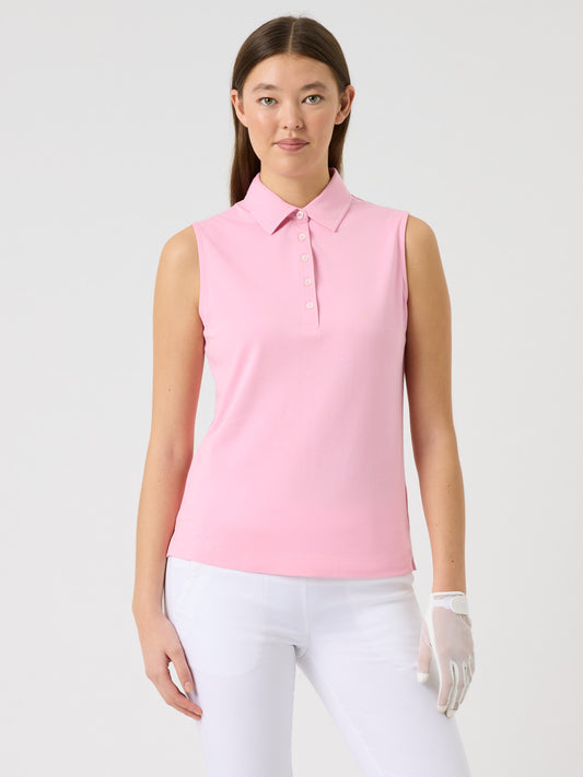 Fairway Sleeveless Top Prism Pink