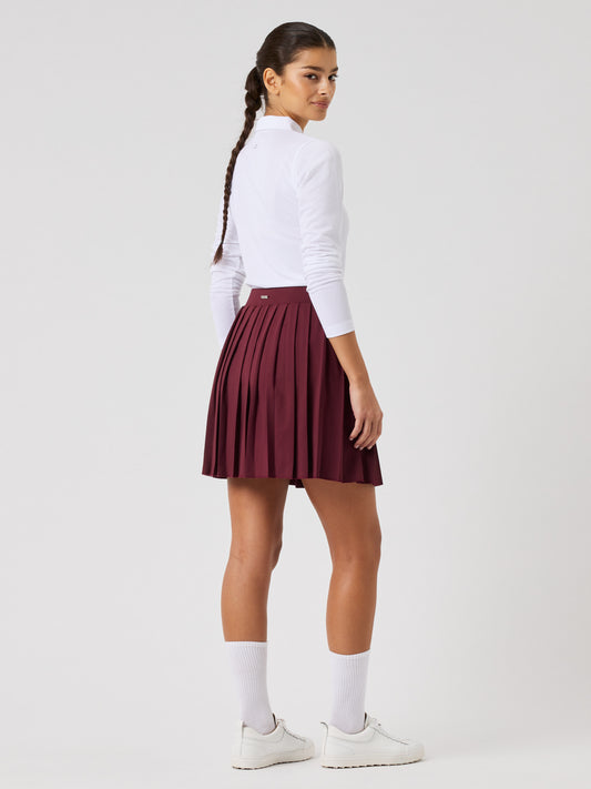 Pleated Skort 45 cm Port