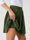 Pleated Skort 45 Cm Khakora