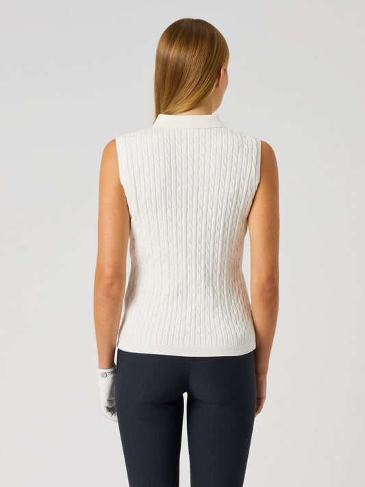 Madelene Sleeveless top White
