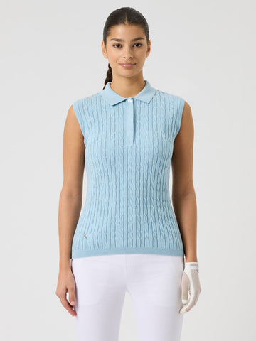Madelene Sleeveless Top Breezy Blue