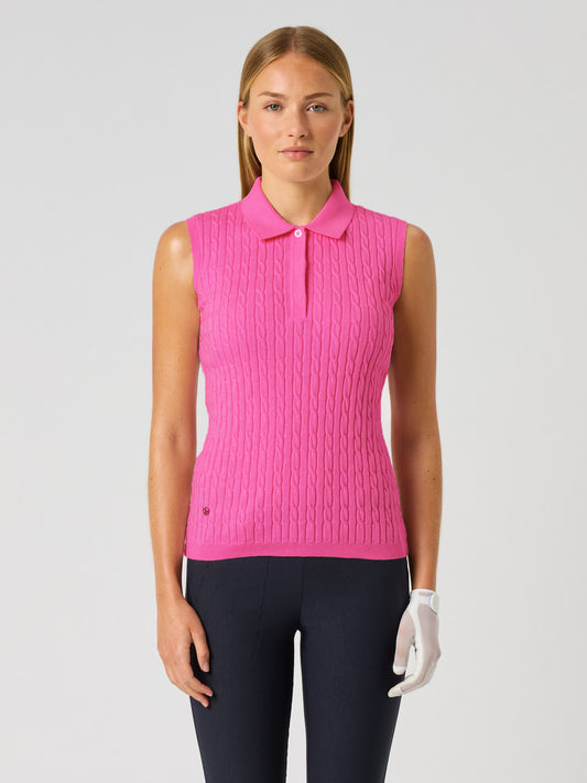 Madelene Sleeveless Top Radiant Pink