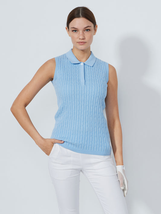 Madelene Sleeveless Top Blue heron