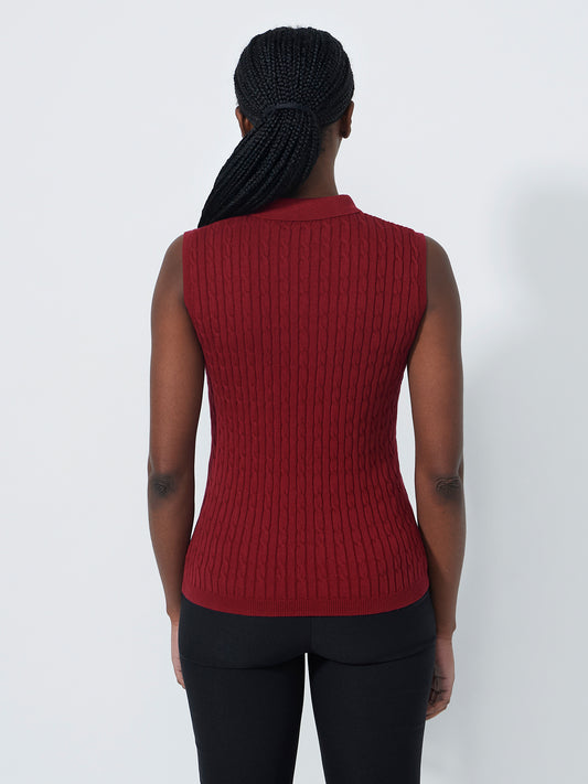 Madelene Sleeveless Top Winery