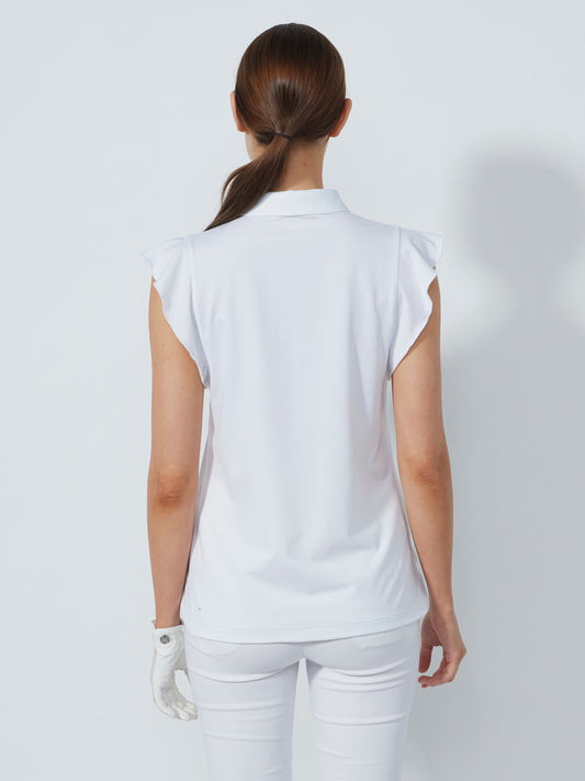 Luxe Sleeveless Top White