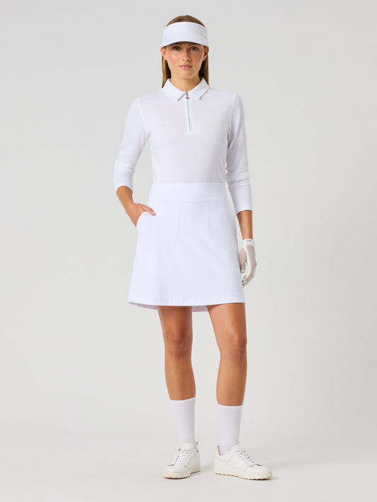 Genua Skort 50 Cm White