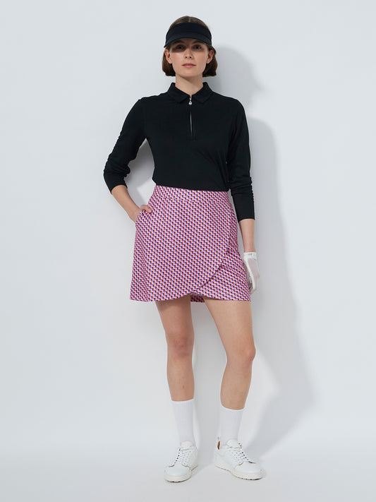 Printed Wrap Skort 45 Cm Pop Geo