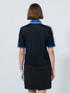 Cropped Pigue Short-Sleeved Top Black