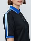 Cropped Pigue Short-Sleeved Top Black
