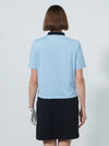 Cropped Kortärmad Tröja Breezy Blue