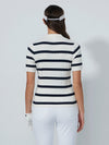 Stripe Madelene Kortärmad Tröja Navy
