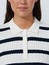 Stripe Madelene Kortärmad Tröja Navy