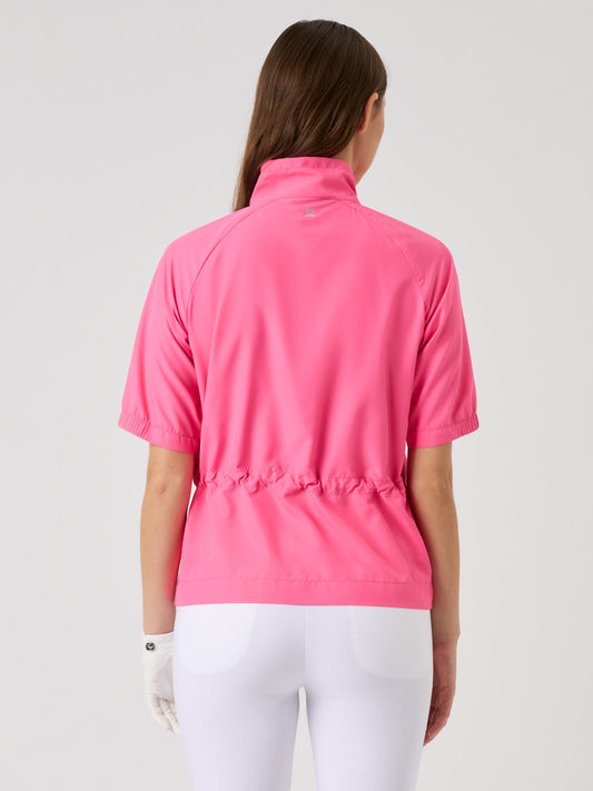 Anglet V2 Wind Short-Sleeved Jacket Radiant Pink