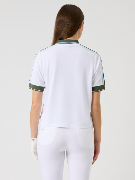 Cropped Short-Sleeved Top White