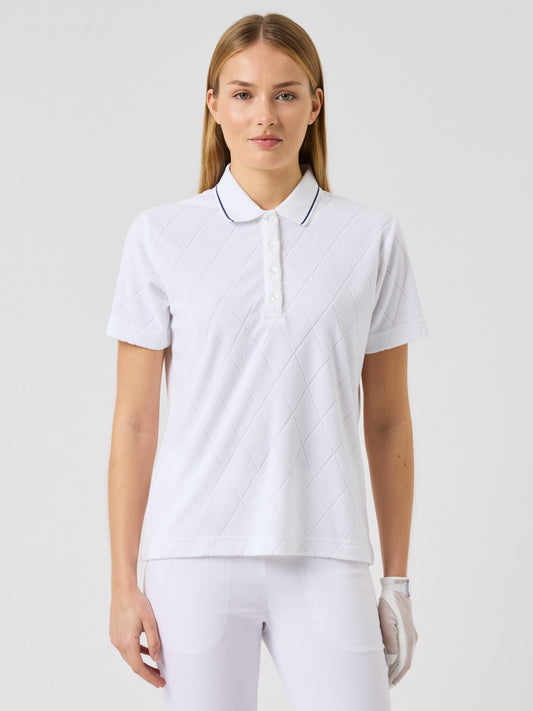 Terry Touch Golfpiké White