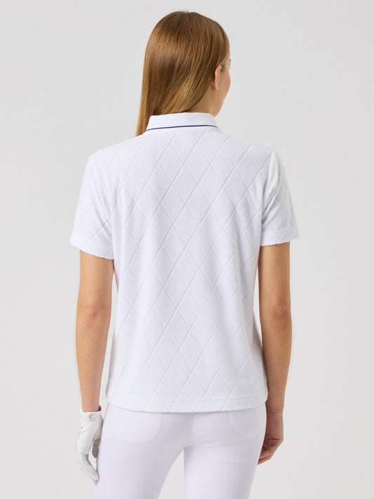 Terry Touch Golfpiké White