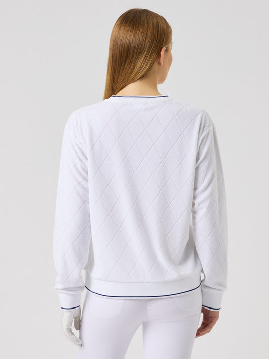 Terry Touch Sweatshirt White