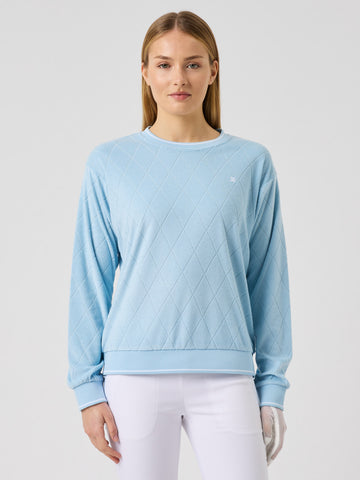 Terry Touch Sweatshirt Breezy Blue