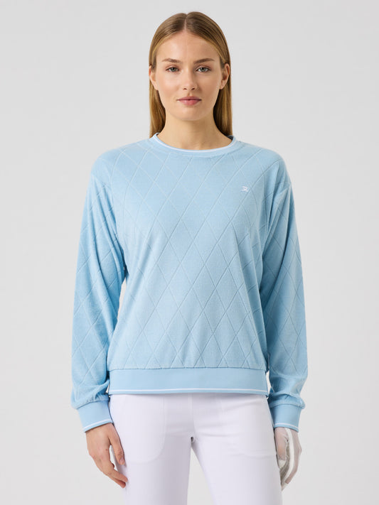 Terry Touch Sweatshirt Breezy Blue