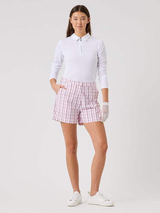 Checked Shorts 41 cm Multi Check Pink