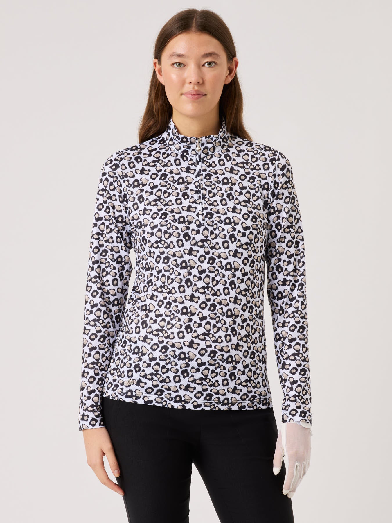 Sheermotion Long-Sleeved Top Leo Contrast – Daily Sports
