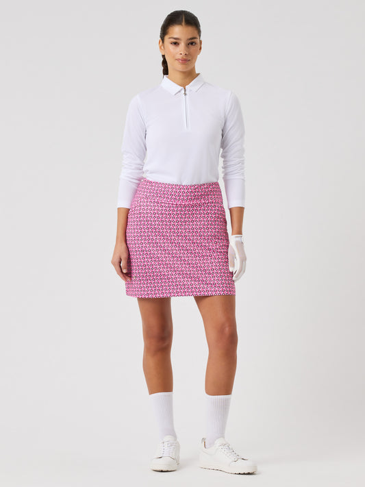 Sheermotion Skort 45 cm Geometric Palm Tree