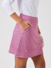 Sheermotion Skort 45 cm Geometric Palm Tree