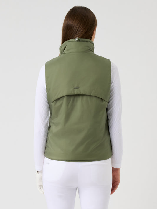 Thin Padded Vest Sage